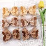 JOYOYO 40Pcs 4.5" Hair Bows Alligator Clips, Grosgrain Ribbon Girls Bows Clips Barrettes Hair Accessories for Baby Girls Toddlers Kids Teens (4.5inch,20 Colors in Pairs) - Image 4