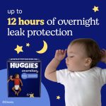 Huggies Size 7 Overnites Baby Diapers: Overnight Diapers, Size 7 (41+ lbs), 68 Ct (2 Packs of 34), Packaging May Vary - Image 5