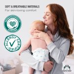 Amazon Brand - Mama Bear Gentle Touch Diapers, Size 5, 132 Count (4 packs of 33) - Image 5