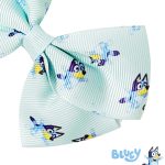 Bluey Kids Hair Bows - Hair Accessories Gift Set - Bluey Hair Bow - 7 Pcs 4 Inch Bow Bundle - HairBows for Girls - Different Bluey print on each clip - Alligator Clip - Ages 3 + - Image 6