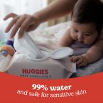Huggies Skin Essentials Baby Wipes, Hypoallergenic, 99% Water, 10 Flip Top Packs (560 Wipes Total) - Image 6