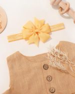 jollybows 40pcs Baby Girls Grosgrain Ribbon Hair Bows Headbands 3" Hair Band Hair Accessories for Infants Newborn Toddler - Image 6