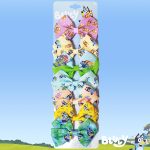 Bluey Kids Hair Bows - Hair Accessories Gift Set - Bluey Hair Bow - 7 Pcs 4 Inch Bow Bundle - HairBows for Girls - Different Bluey print on each clip - Alligator Clip - Ages 3 + - Image 2
