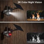 No WiFi Security Cameras Wireless Outdoor with Solar Power, 2K HD Video, Human Motion Sensor, 360° PTZ, Color Night Vision, 2-Way Talk, and IP66 Weatherproof Rating - Image 4