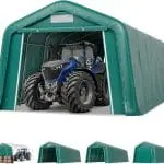 Portable Carport – 11x24 ft, Roll-Up Zipper Doors, Vents, Waterproof