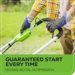40V 20" Push Lawn Mower with 4.0Ah & 2.0Ah Batteries - Image 4