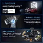 4-Channel 360° Car Dash Cam – 1080P, WiFi, Night Vision, 32GB - Image 7